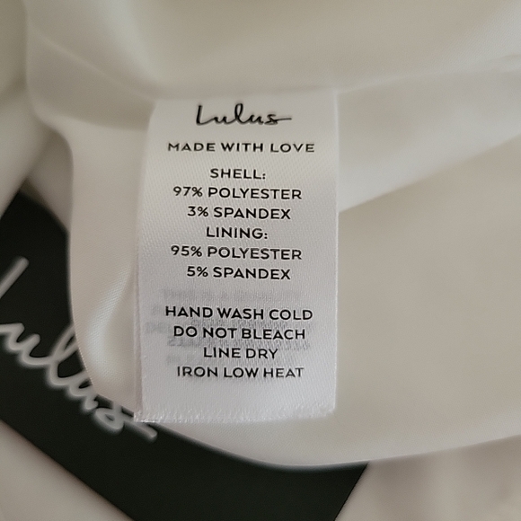 Lulus White Crochet Lace Pleated Ribbon Tank Top, Adjustable Strap Women's Sz Xl - Picture 6 of 6